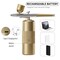 Airbrush Kit with Compressor Portable Airbrush Kit 48PSI High-Pressure Non-Clogging Air Brush Set Cordless Rechargeable with 0.3mm Nozzle and Cleaning Brush for Painting,Nail Art, Makeup (Gold)